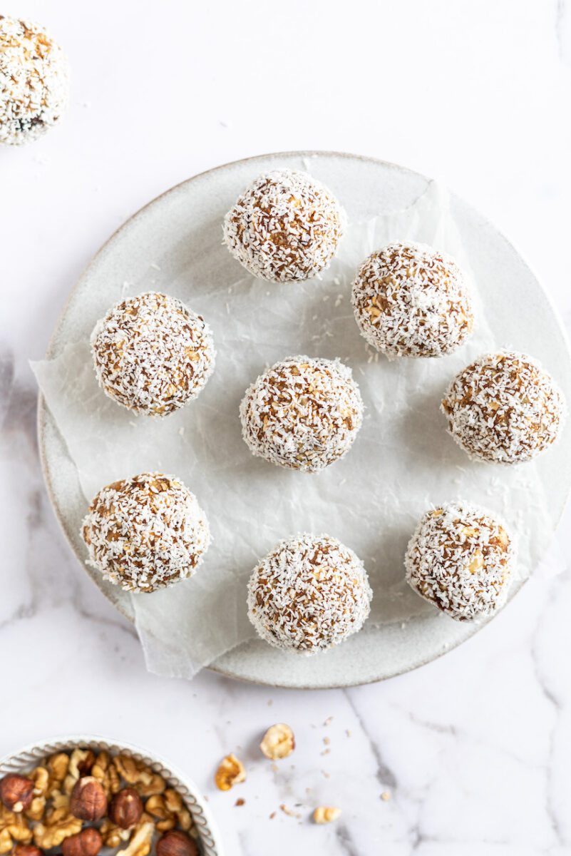 Bliss balls van vijgen en walnoten