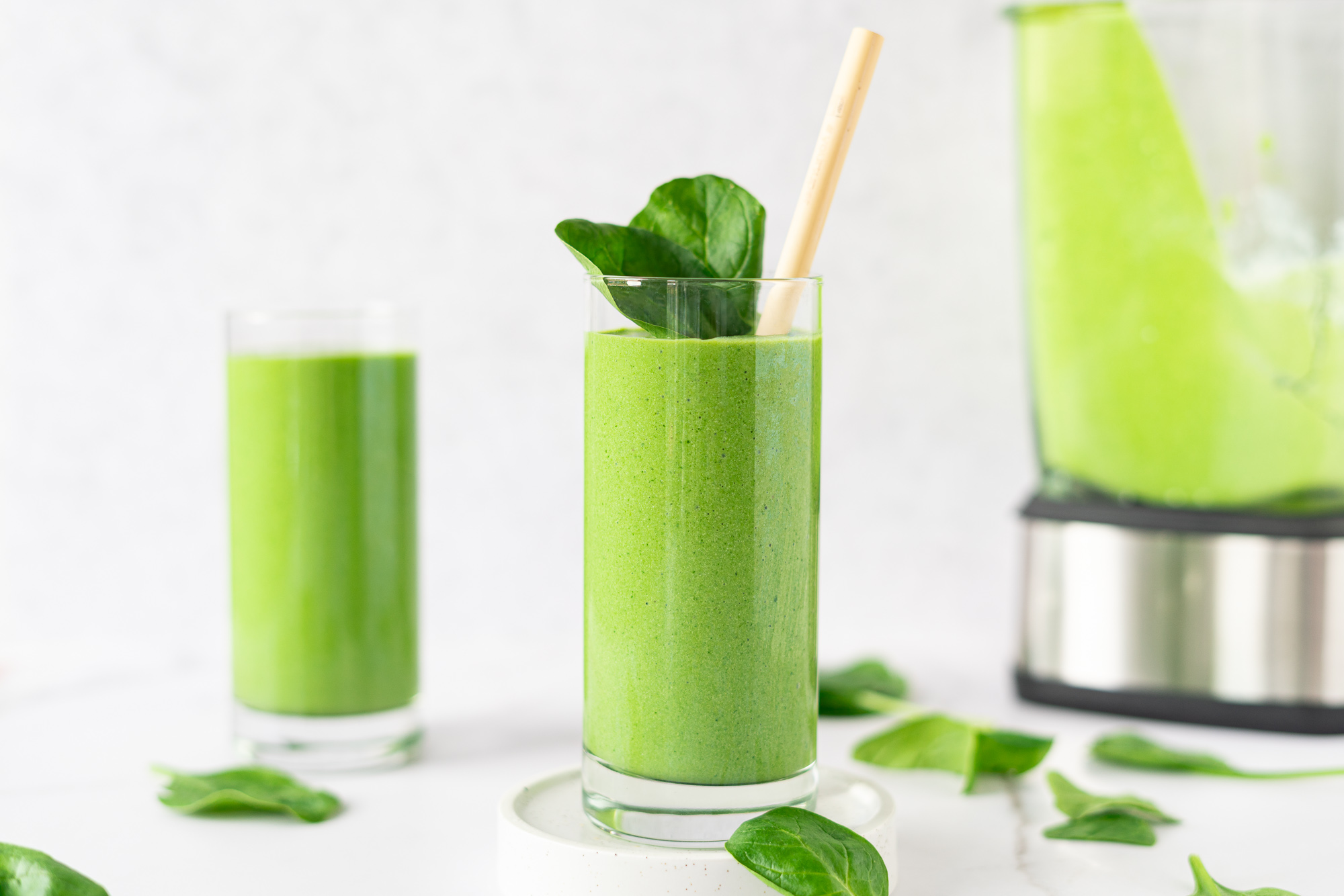 Eiwitrijke groene smoothie zonder eiwitpoeder Lobke Faasen